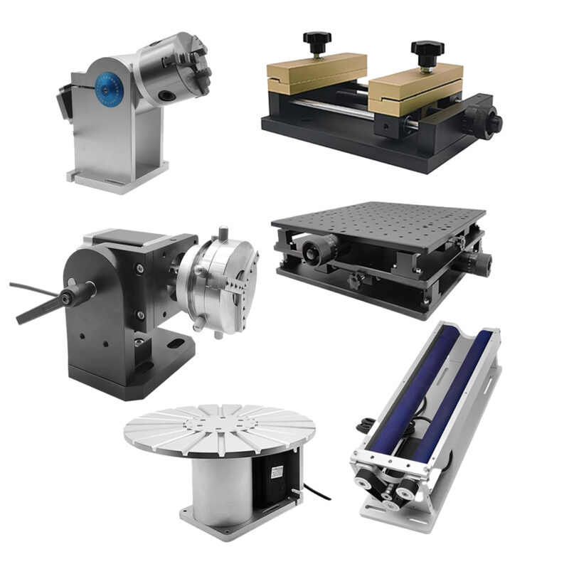 Rotary and Table Add-on for Laser Marker